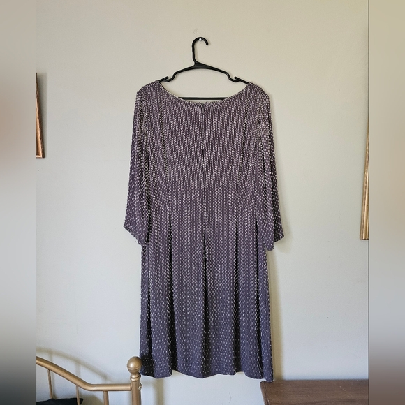 Escada Silk Couture Beaded Metallic Key Hole Dress - Picture 8 of 8